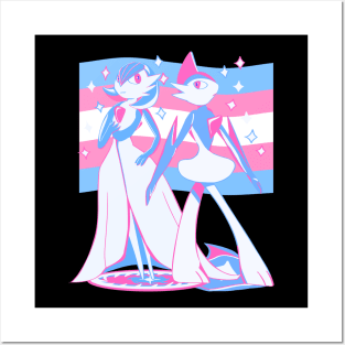 Double Trans Pride! Posters and Art